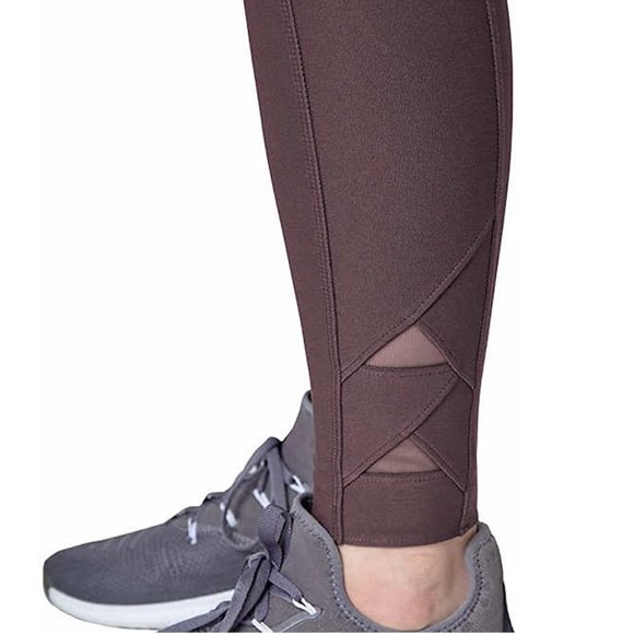 NWT Mondetta Women's High Waisted Active Legging Plus Size 2X Purple 5B285 - Picture 3 of 4